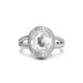 White Sapphire Sterling Silver Ring R21