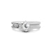 White Sapphire Sterling Silver Ring R24