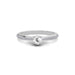 White Sapphire Sterling Silver Ring R25