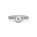White Sapphire Sterling Silver Ring R29