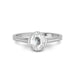 White Sapphire Sterling Silver Ring R53