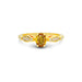 Yellow Sapphire Gold Ring R15