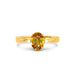 Yellow Sapphire Gold Ring R42