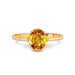 Yellow Sapphire Gold Ring R50