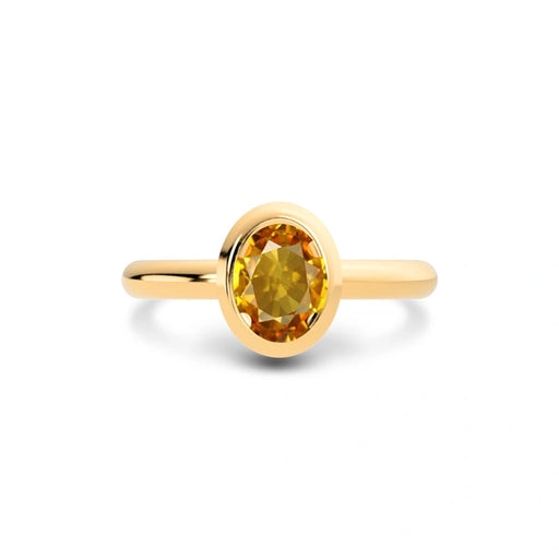 Yellow Sapphire Panchdhatu Ring R14