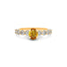 Yellow Sapphire Panchdhatu Ring R29