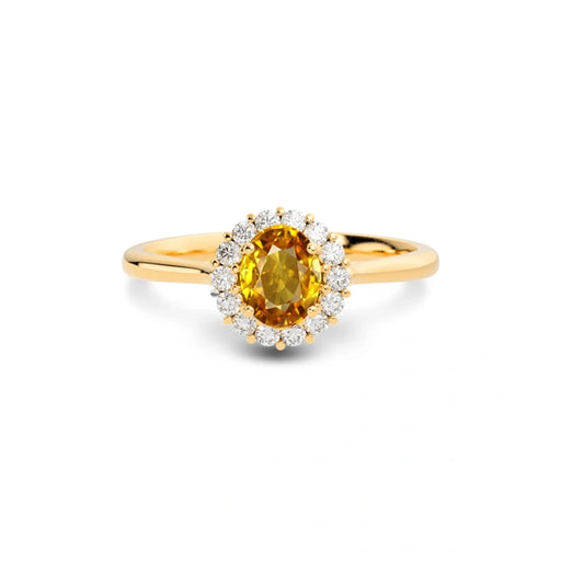 Yellow Sapphire Panchdhatu Ring R35
