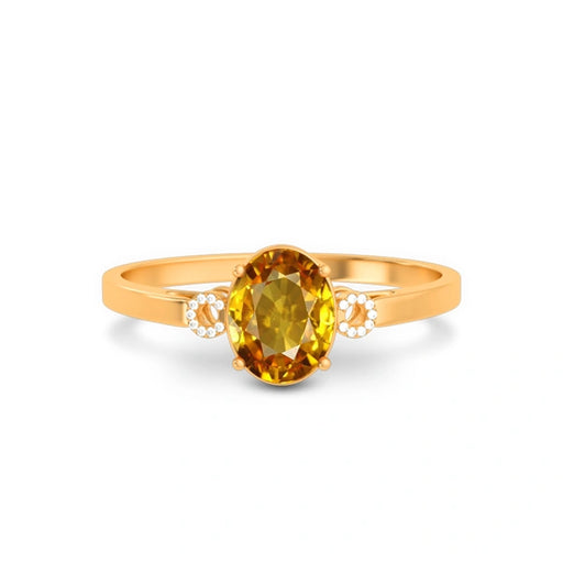 Yellow Sapphire Panchdhatu Ring R38