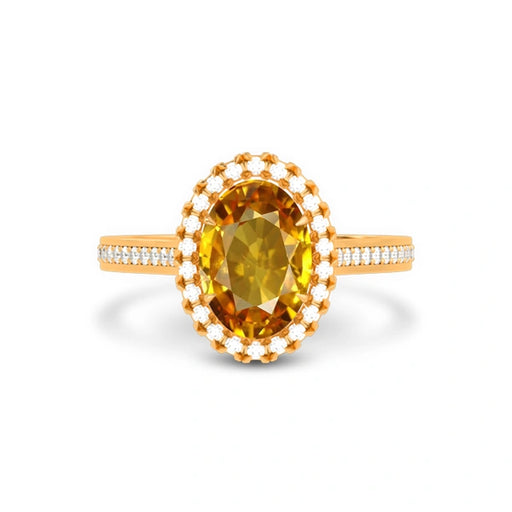 Yellow Sapphire Panchdhatu Ring R40