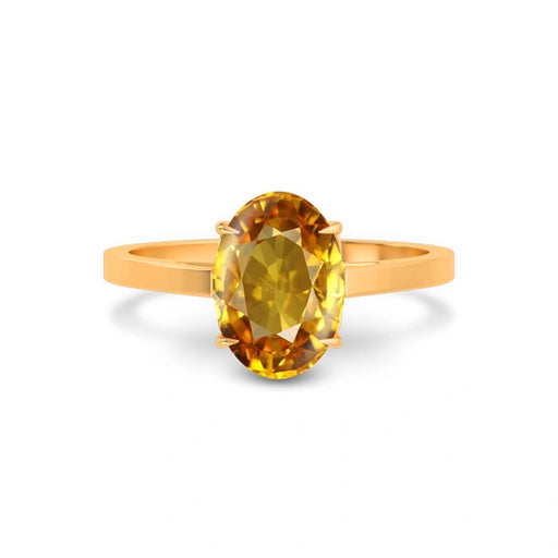 Yellow Sapphire Panchdhatu Ring R49
