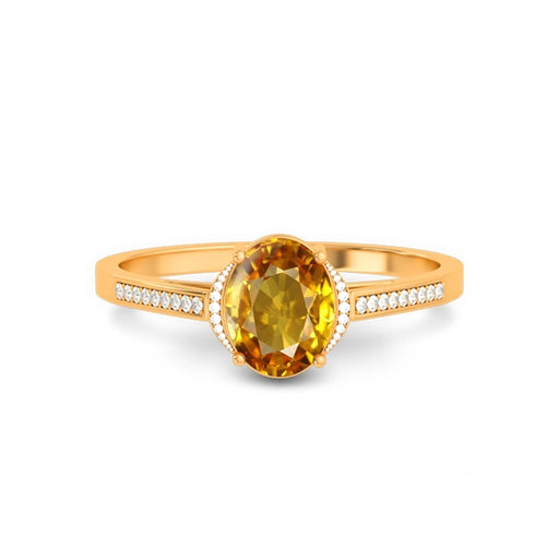 Yellow Sapphire Panchdhatu Ring R53