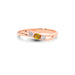 Yellow Sapphire Rose Gold Ring R1