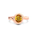 Yellow Sapphire Rose Gold Ring R22