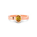 Yellow Sapphire Rose Gold Ring R23