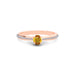Yellow Sapphire Rose Gold Ring R25