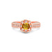 Yellow Sapphire Rose Gold Ring R30