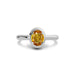 Yellow Sapphire Sterling Silver Ring R14