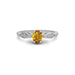 Yellow Sapphire Sterling Silver Ring R15