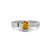 Yellow Sapphire Sterling Silver Ring R23