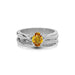 Yellow Sapphire Sterling Silver Ring R27