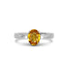 Yellow Sapphire Sterling Silver Ring R42