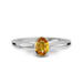 Yellow Sapphire Sterling Silver Ring R47