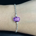 Amethyst Silver Rakhi - RK-1AM