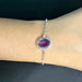Amethyst Silver Rakhi - RK-2AM