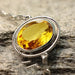 Citrine Silver Rakhi - RK-2CN