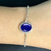 Lapis Lazuli Silver Rakhi - RK-2LZ