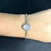 Moonstone Silver Rakhi - RK-2MS