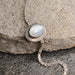 Moonstone Silver Rakhi - RK-3MS