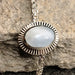Moonstone Silver Rakhi - RK-3MS