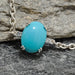 Turquoise (Firoza) Silver Rakhi - RK-1TS