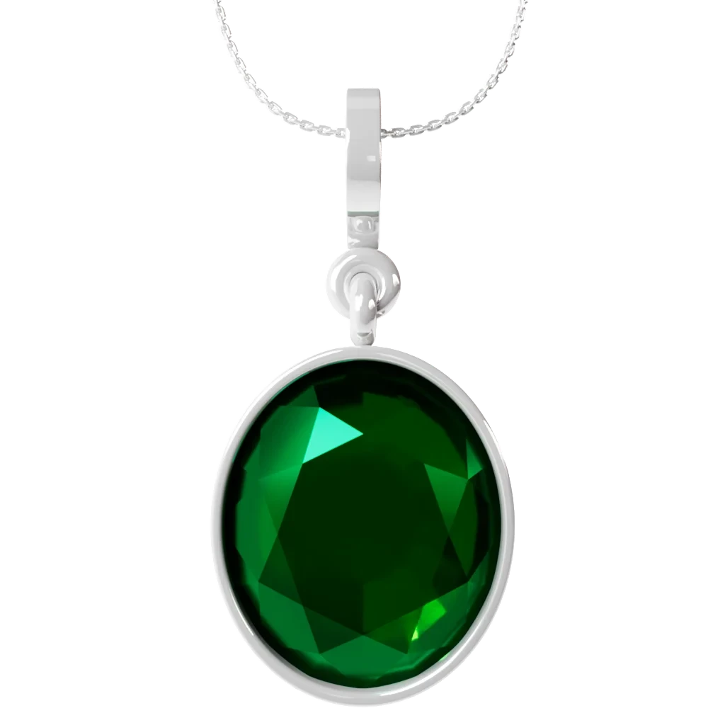Buy Emerald Pendant Online at Best Price Panna Pendant Design Online