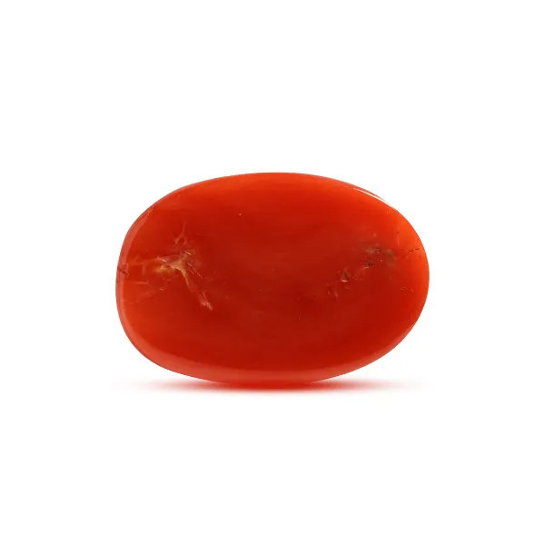 Buy Certified Natural Red Coral Moonga 6.65 Carats Stone Online at Best price